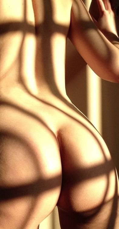 ass back closeup female photo shadows