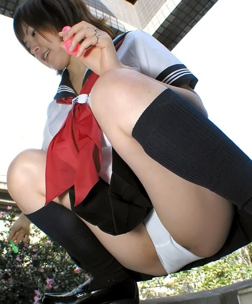 asian japanese panties school_uniform schoolgirl seifuku serafuku underwear