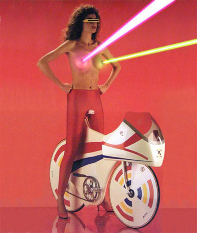 80s 80s_hair bike female laser topless what