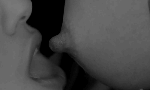 animated gif lesbian licking lips monochrome nipples photo sucking