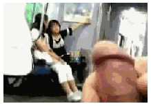 animated gif lowres masturbation penis source_request staring_at_erection train uncensored