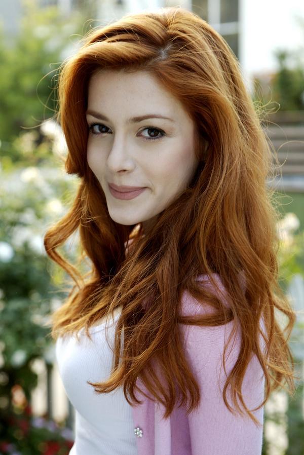 celebrity elena_satine female red_hair solo