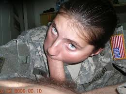 fellatio female military oral pov
