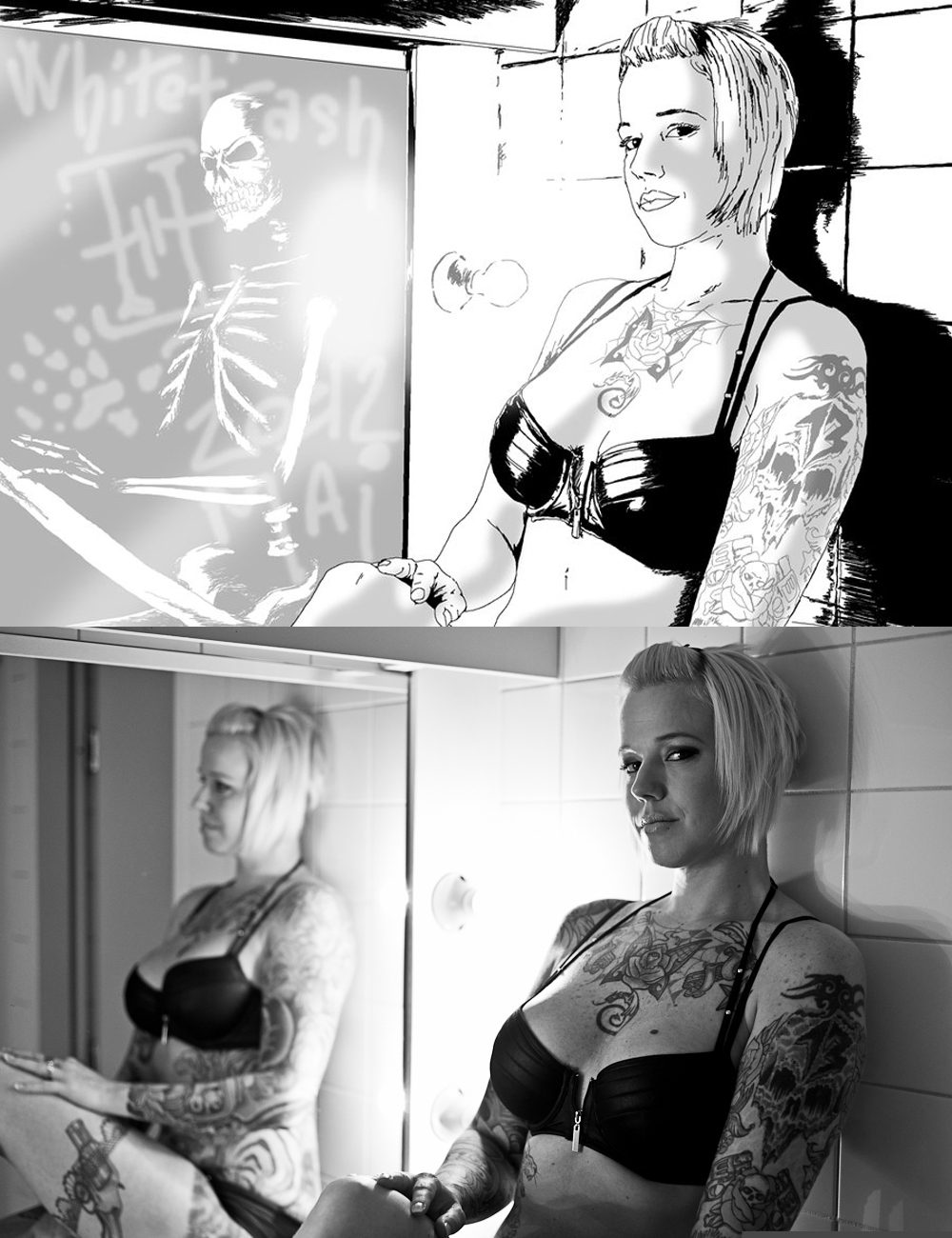 art english_text female mrswhitetrash solo tattoo white_trash