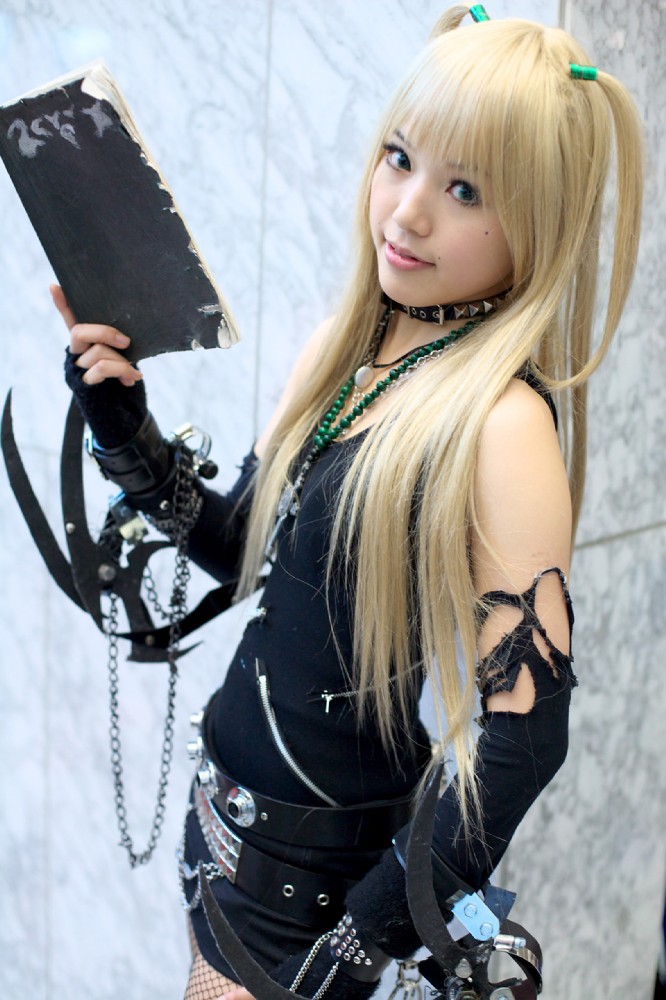 1girl amane_misa asian blonde_hair cosplay death_note female female_only kipi photo real_person solo