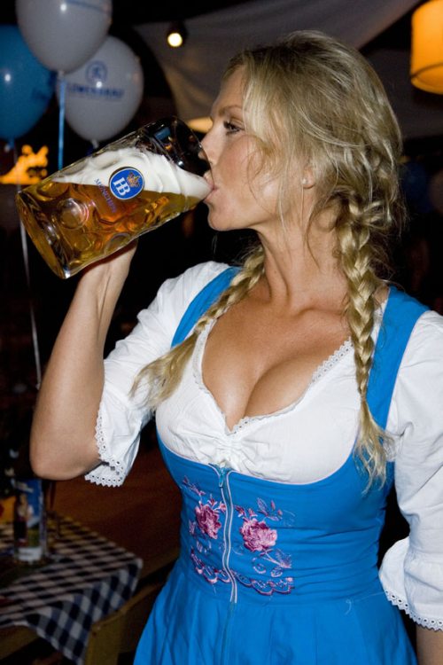 alcohol bavaria beer blonde_hair breasts cleavage dirndl dress female german germans germany long_hair multiple_girls oktoberfest thechive.com/2012/09/25/oktoberfest-is-upon-us-once-again-let-the-cleavage-flow-like-beer-45-photos