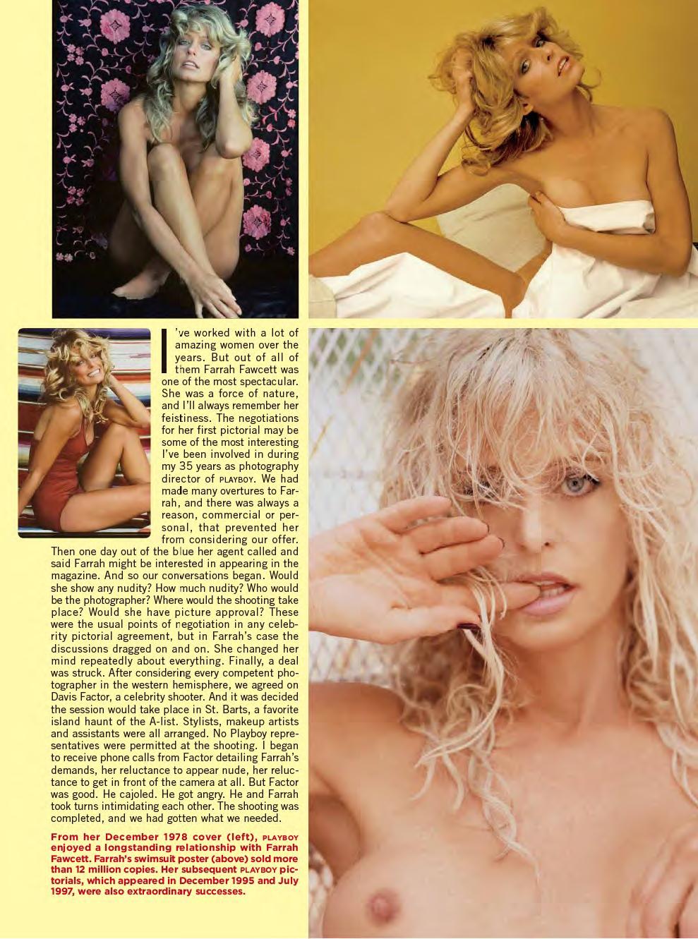 1978 1girl blonde_hair breasts farrah_fawcett female female_focus female_only female_solo medium_hair nipples nude nude_female photo playboy solo solo_female