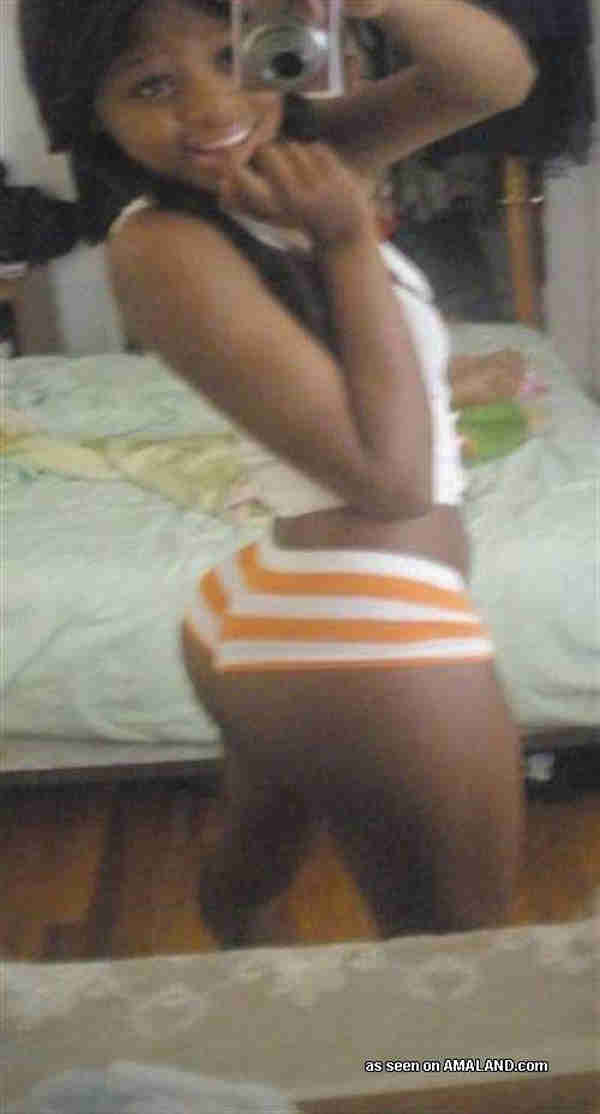 ass big_ass camwhore dark_skin female jpeg_artifacts panties photo striped teen