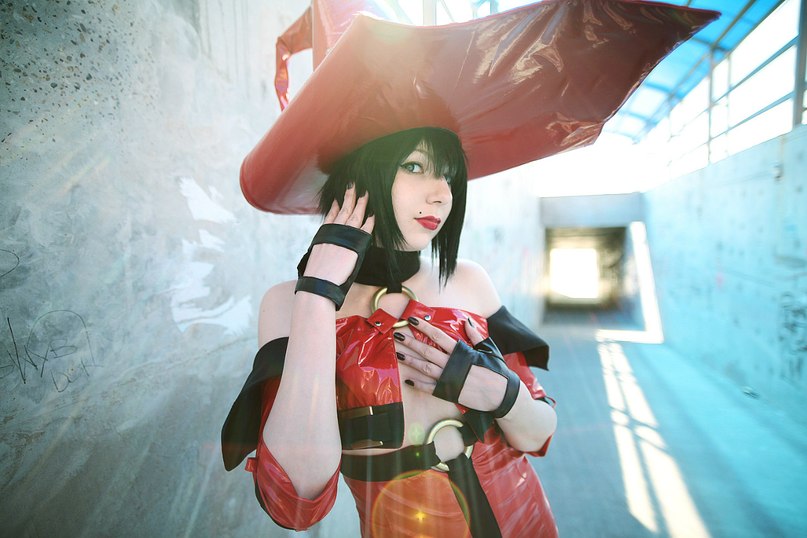 amateur cosplay guilty_gear i-no lady_dee photo russian