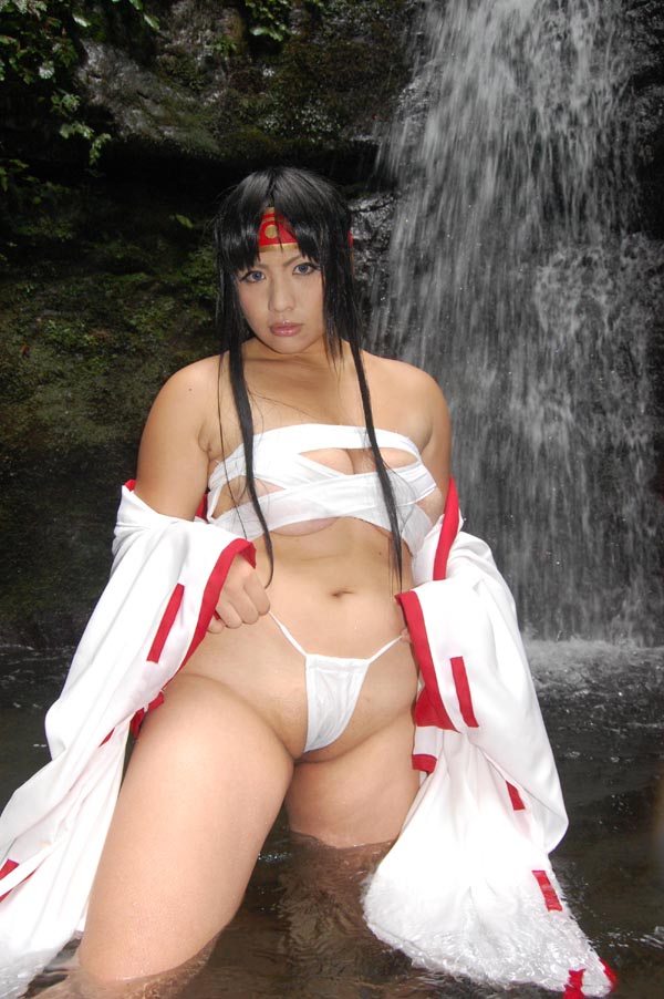 chouzuki_maryou cosplay plump queen's_blade thick_thighs thighs tomoe