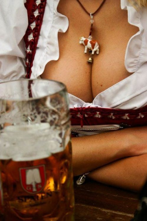 alcohol bavaria beer blonde_hair breasts cleavage dirndl dress female german germany long_hair necklace oktoberfest solo thechive.com/2012/09/25/oktoberfest-is-upon-us-once-again-let-the-cleavage-flow-like-beer-45-photos