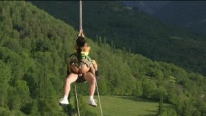animated ass brunette gif hanging human outdoors photo ponytail real_person sex up