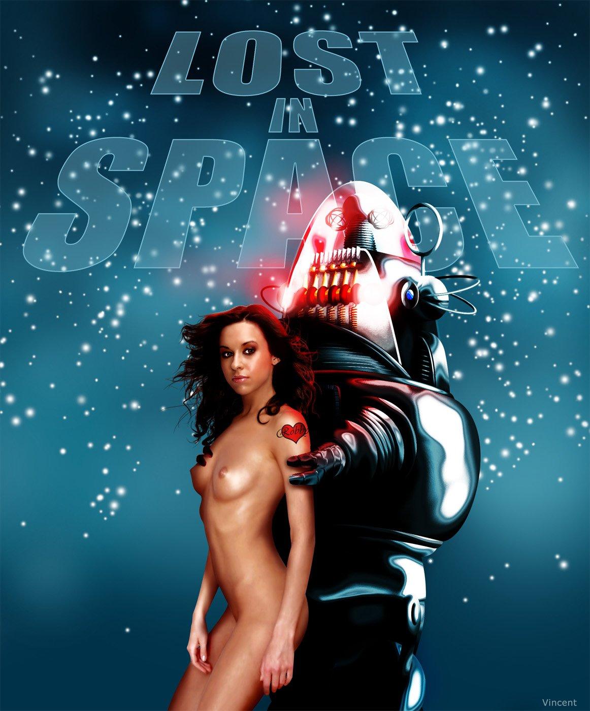 fakes lacey_chabert lost_in_space penny_robinson robby_the_robot