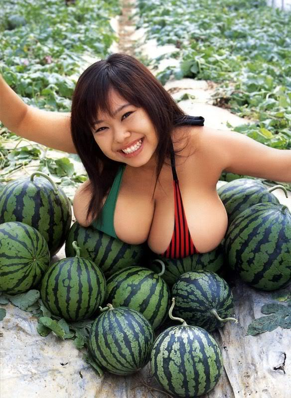 arms_up asian bikini bra breasts female fuko fuko_love melons smile