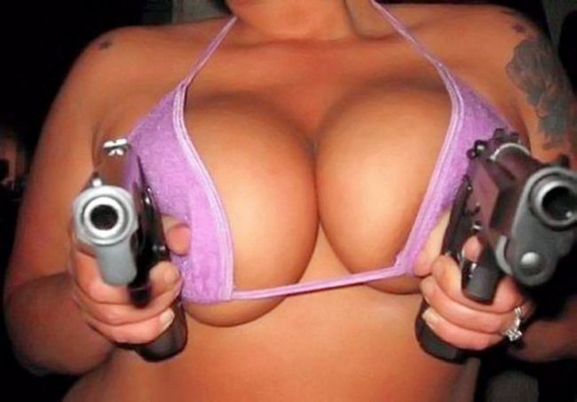 breasts female gun solo weapon