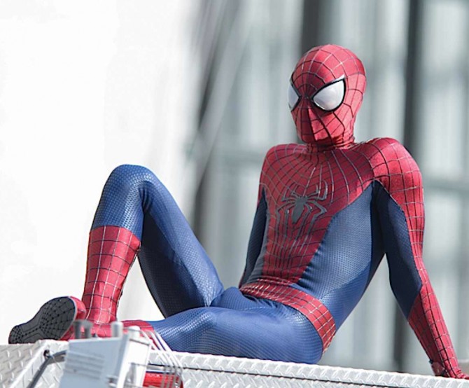 bulge cosplay erection male_only marvel spider-man spider-man_(series)
