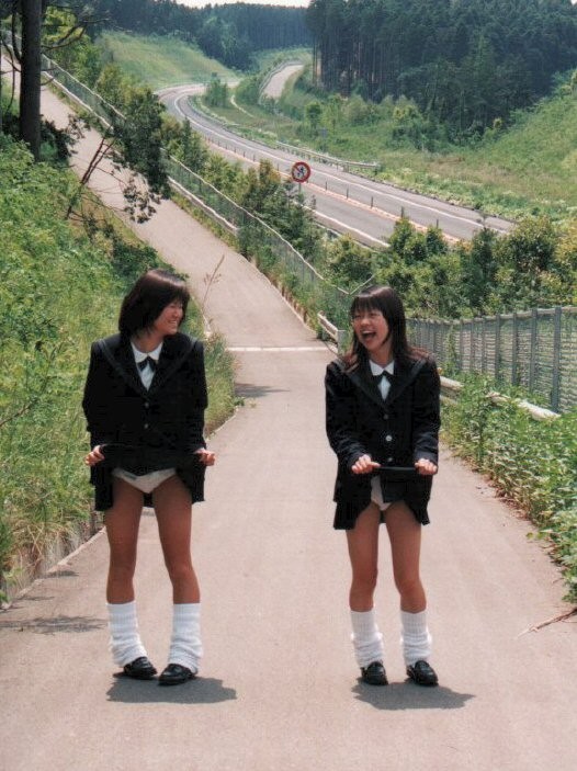 asian blazer japanese panties school_uniform schoolgirl seifuku skirt skirt_lift underwear