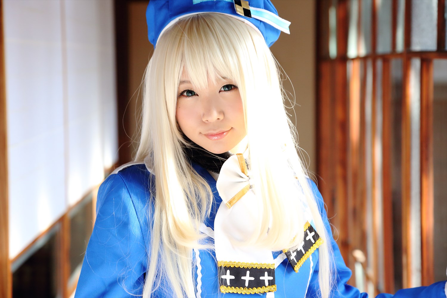 asian breasts cosplay female itsuki_akira long_hair solo white_hair