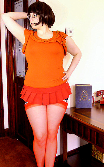 cosplay photo real_person scooby-doo stockings velma_dinkley