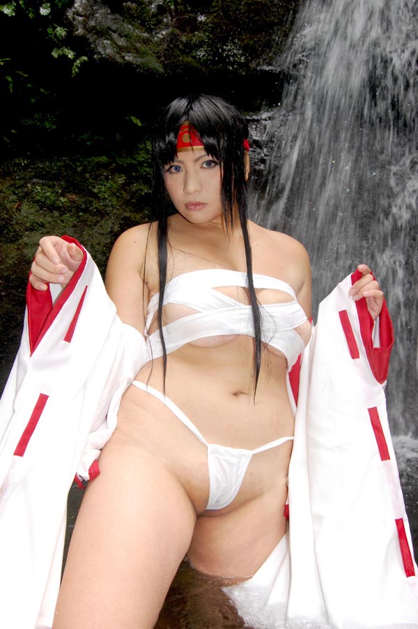 chouzuki_maryou cosplay plump queen's_blade thick_thighs thighs tomoe