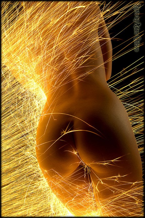 artistic ass back female from_behind nude photo solo solo_female sparkle