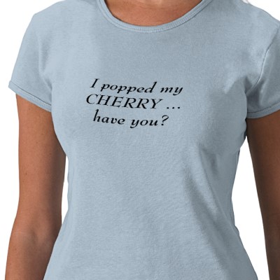 clothes_writing female popped_cherry solo t-shirt tagme text