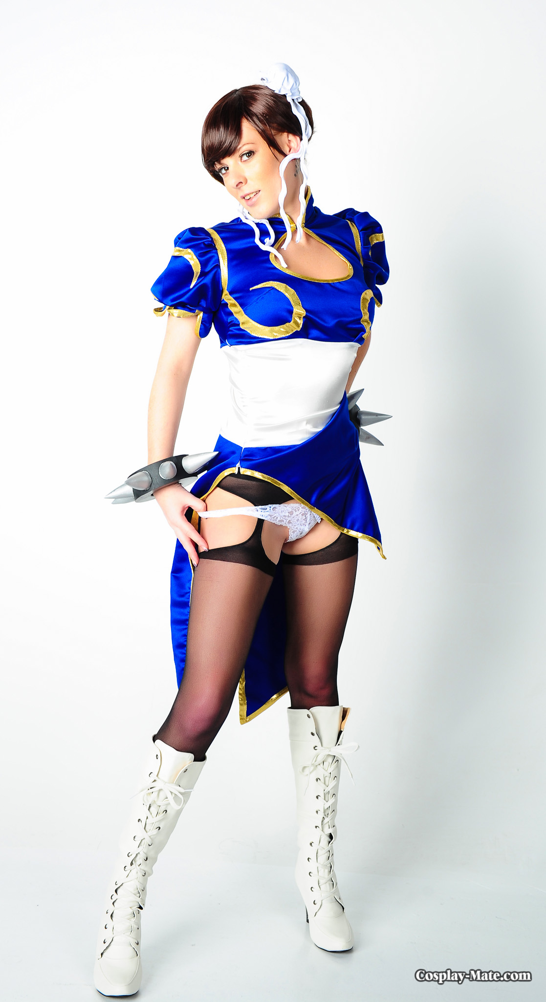 capcom chun-li chun-li_(cosplay) cosplay cosplay-mate softcore street_fighter
