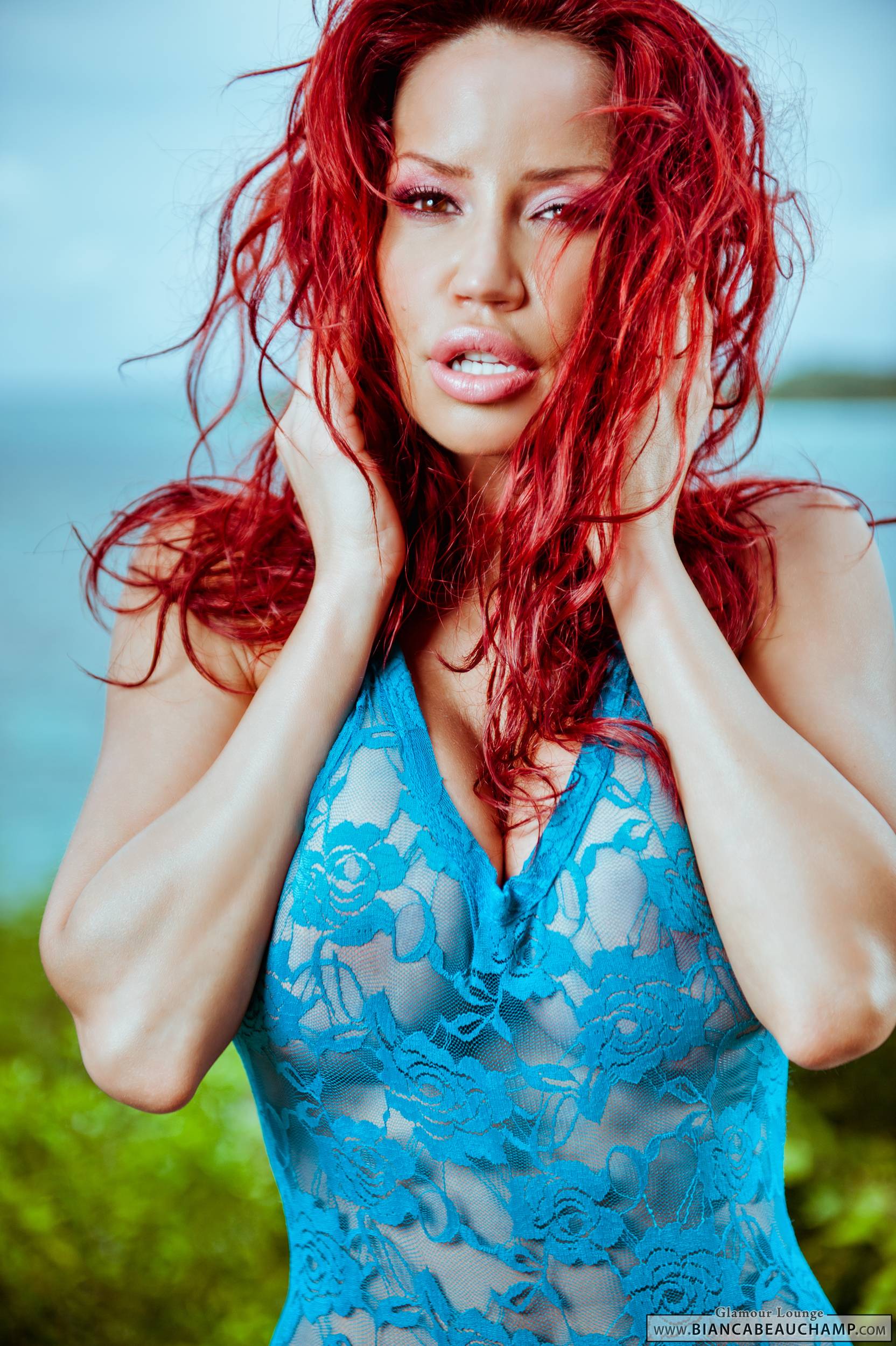 bianca_beauchamp breasts female large_breasts long_hair red_hair solo watermark