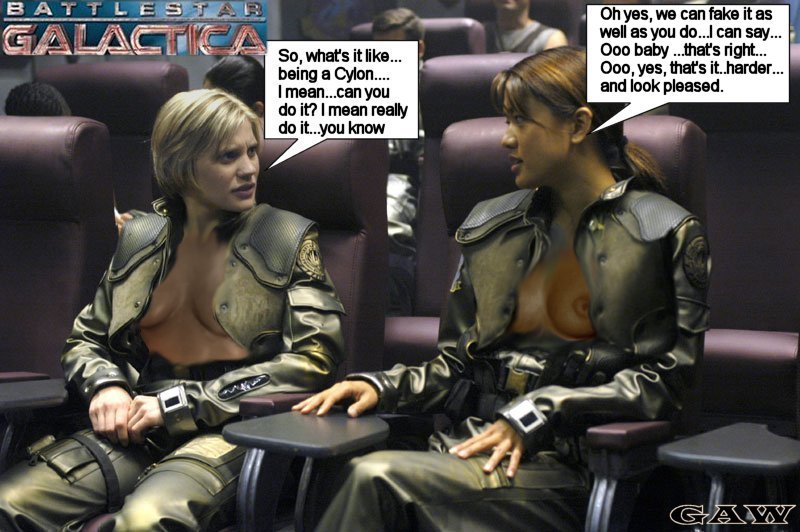 battlestar_galactica boomer celebrity fakes grace_park katee_sackhoff starbuck