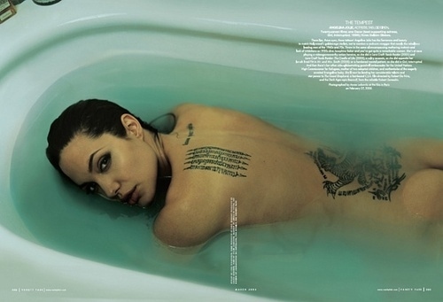 ass bathtub female female_only solo solo_female tagme tattoo