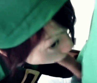 animated censored cosplay gay gif link male male_only oral penis the_legend_of_zelda tingle yaoi