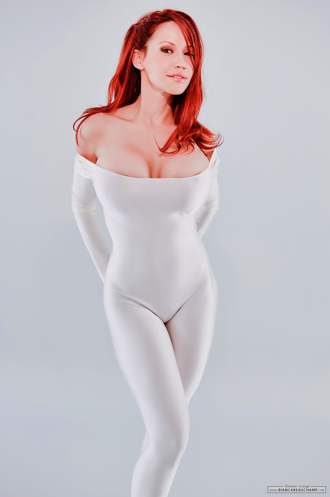 bianca_beauchamp breasts female large_breasts long_hair red_hair solo watermark