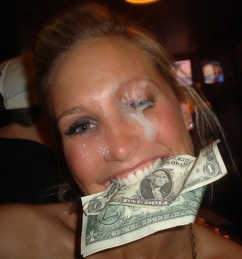 close-up face female money solo