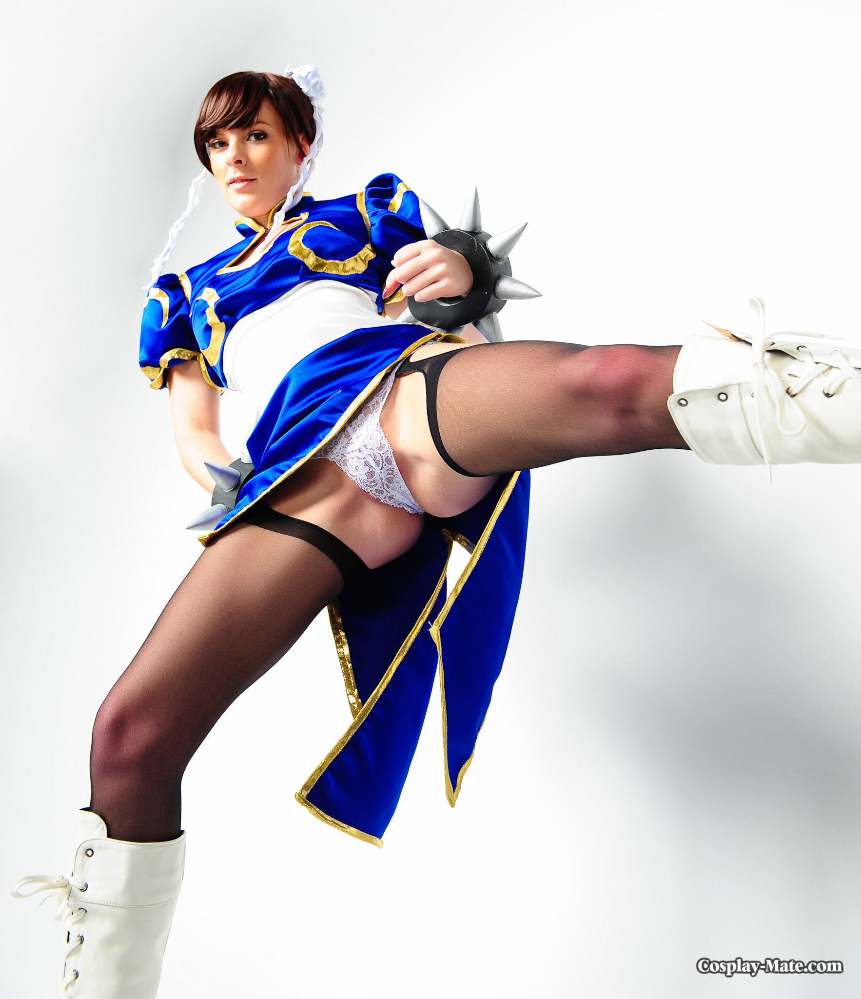 Upskirt cosplay