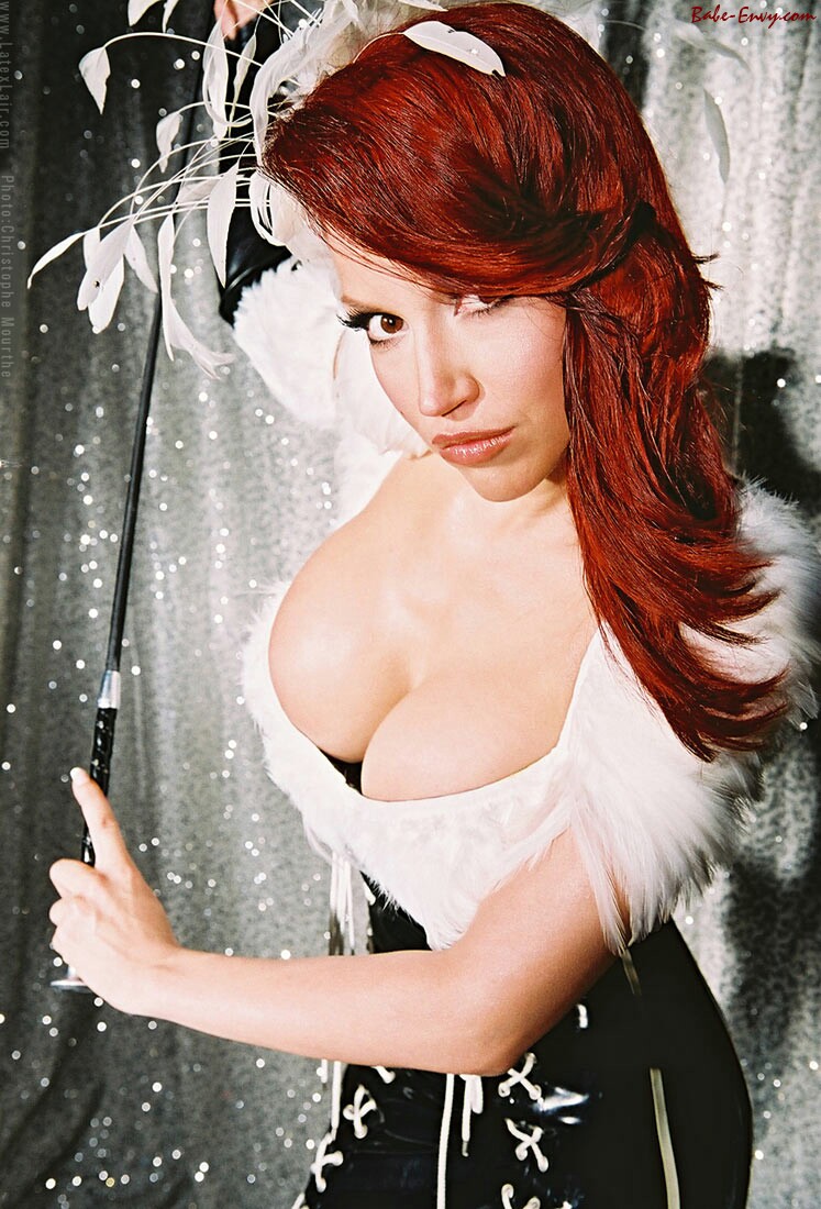 bianca_beauchamp breasts female large_breasts long_hair red_hair solo watermark