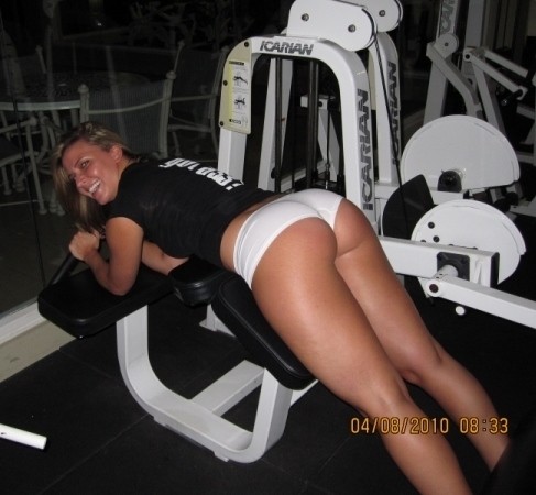 ass female photo shorts workout