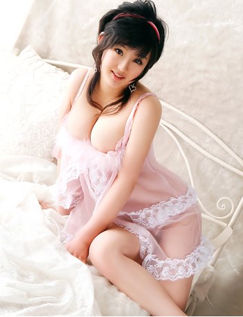 asian breasts brown_hair female large_breasts long_hair lyna_tran solo