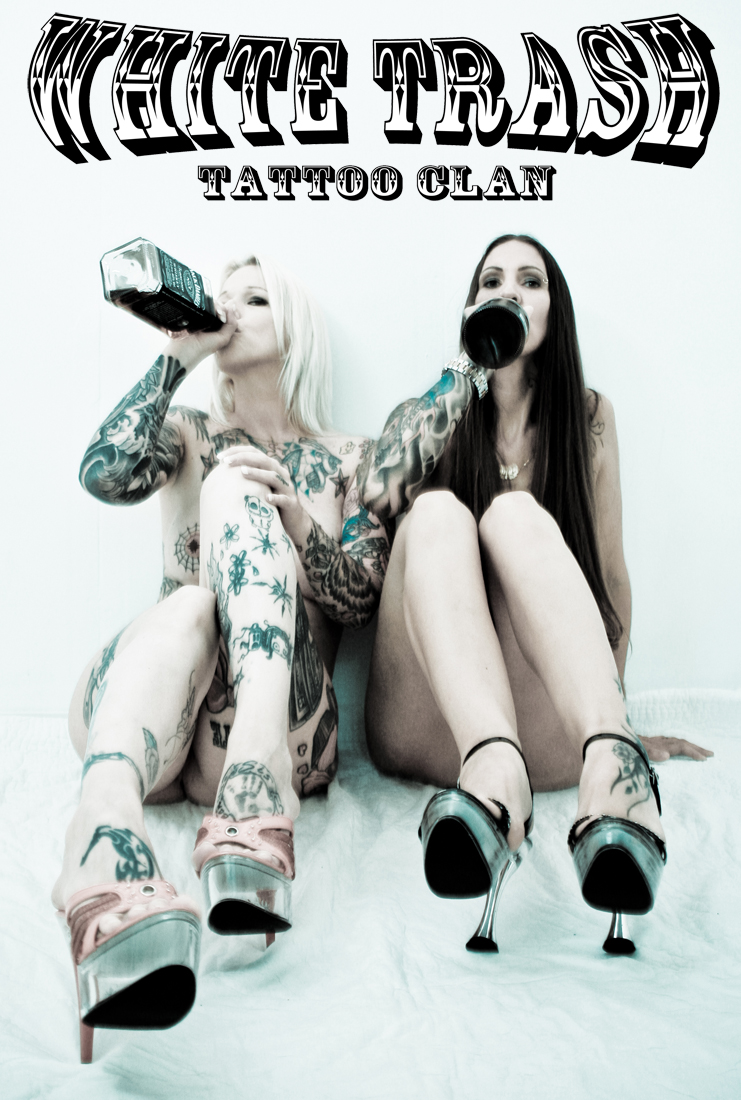 english_text female mrswhitetrash solo tattoo white_trash