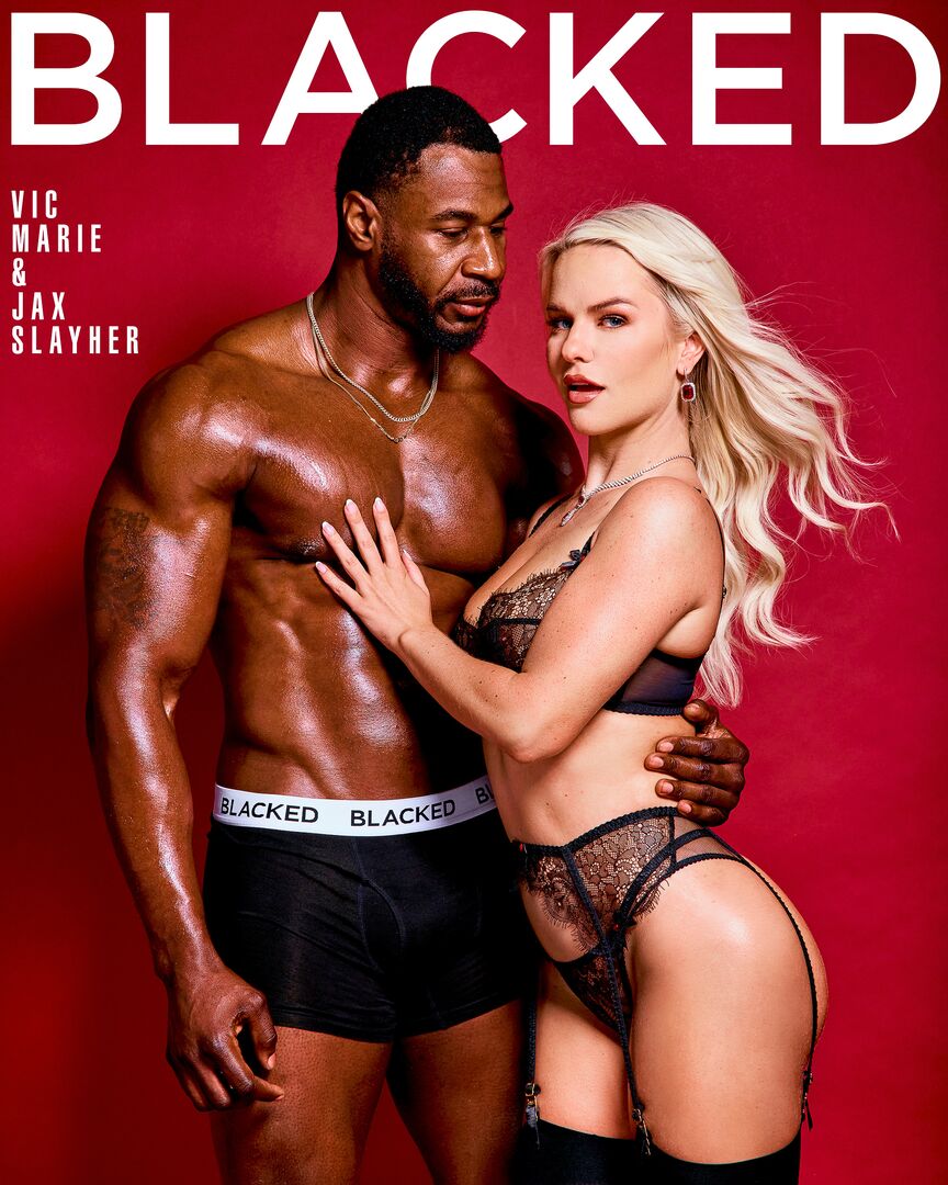alpha baddie bbc big_ass blacked blonde_hair interracial jax_slayher lingerie owned_by bbc posing posing_with penis queen_of spades snowbunny vic_marie