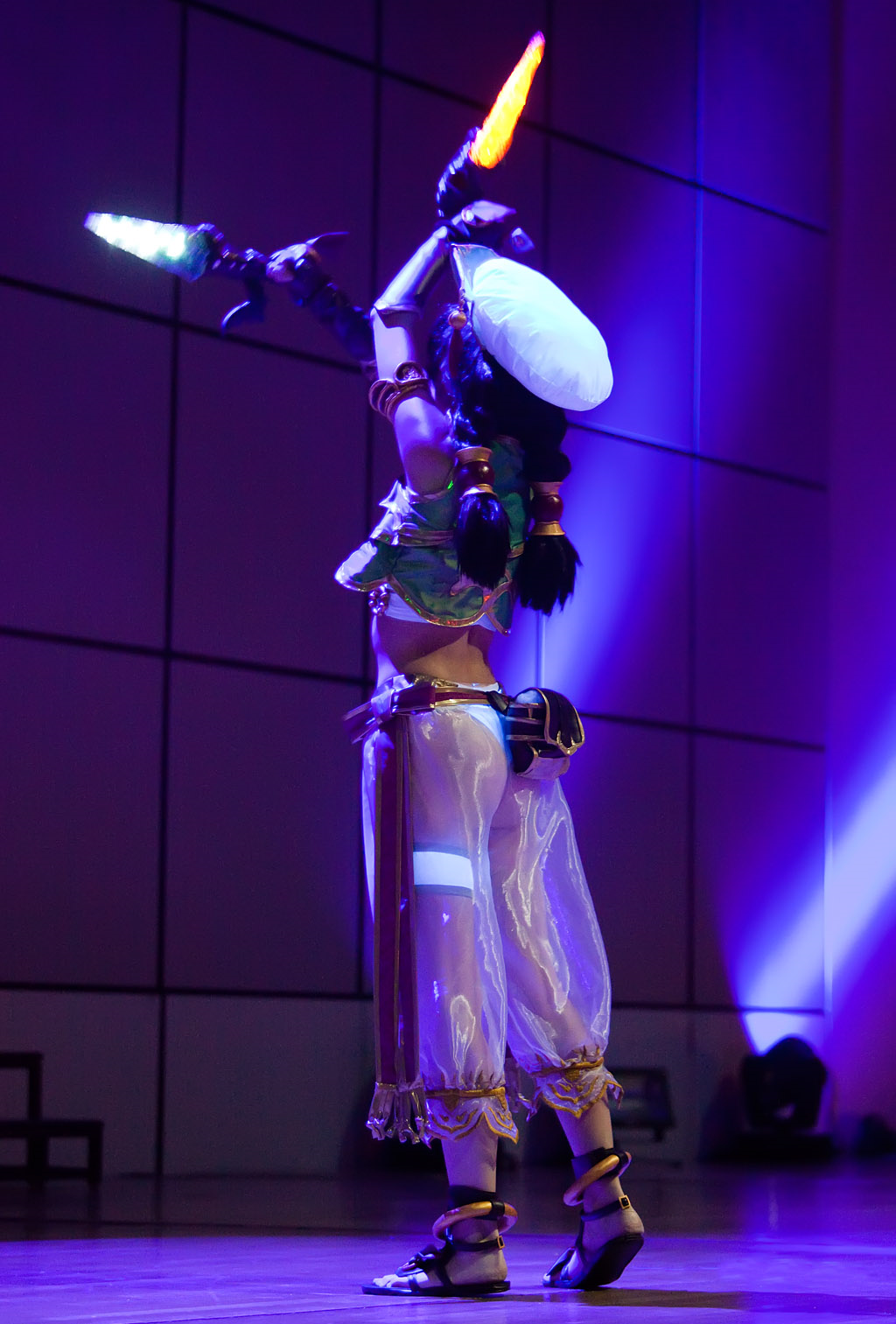 ass cosplay see-through soul_calibur talim