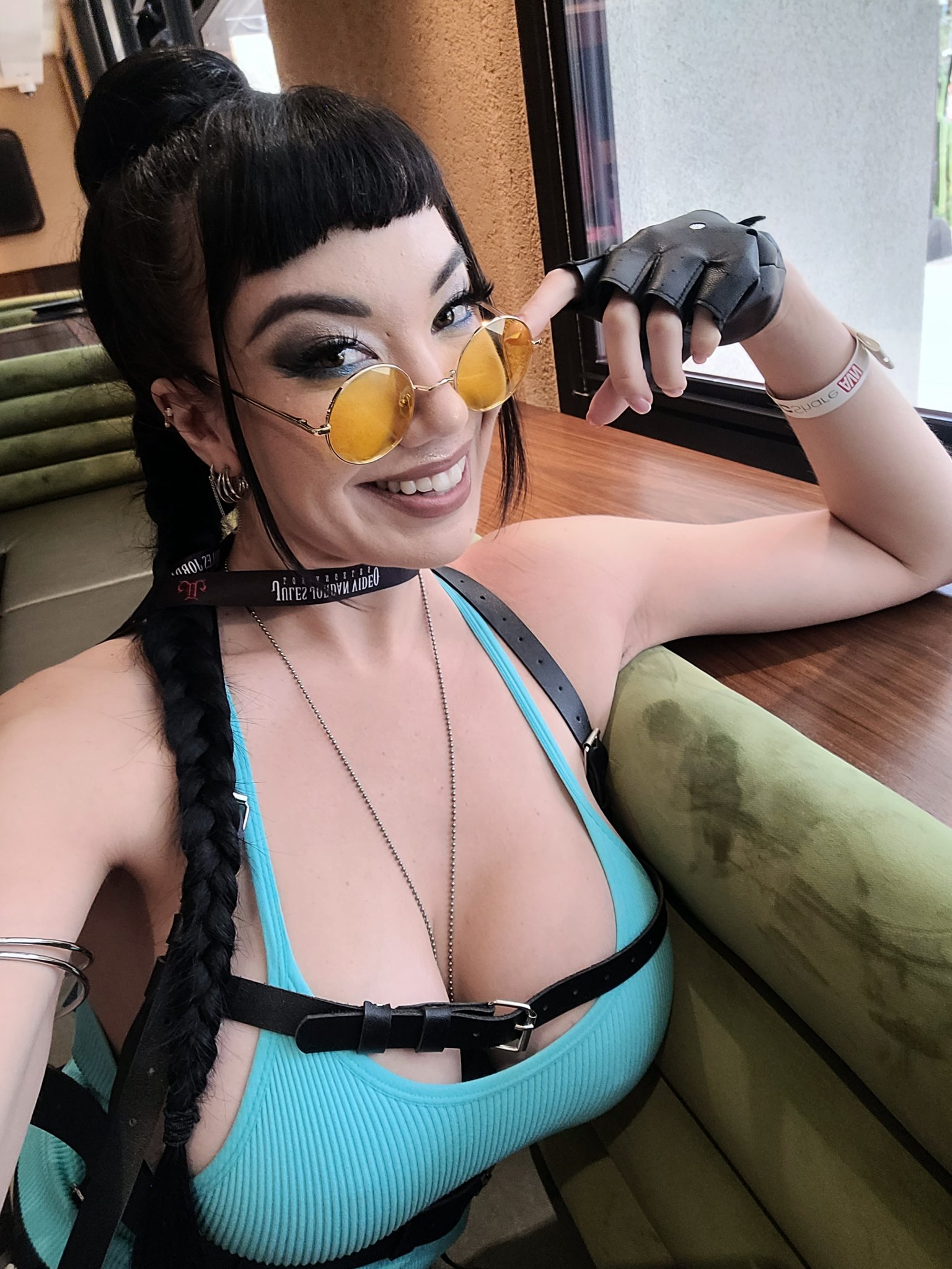 1girl actress adult_model av_actress big_breasts boobs breasts busty cosplay cosplayer curvaceous curvy curvy_figure eva_bae female hourglass_figure huge_breasts lara_croft large_breasts latina legs light-skinned_female light_skin little_puck mixed_female mixed_race model pornstar thick_legs thick_thighs thighs tomb_raider voluptuous white_female wide_hips