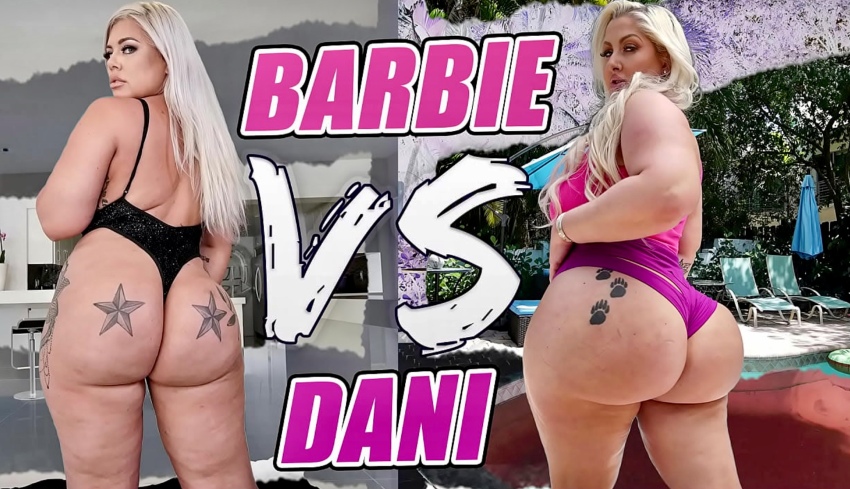 2girls ashley_barbie ass ass_focus bbw big_ass big_butt blonde_hair bracelet bubble_butt caucasian chubby clothed comparison curvy dat_ass earrings enhanced eyelashes fat_ass female female_only from_behind full_lips huge_ass indoors juicy_ass legs long_hair looking_at_viewer looking_back milf multiple_girls mz_dani non-nude one-piece_thong outdoors pawg pool pornstar posing sourced standing tank_top tattoo thick thick_ass thick_thighs thong white_hair wide_hips