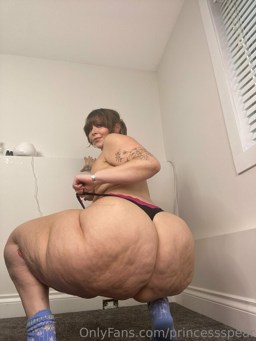 ass bbw big_ass cellulite curvy fat fat_ass fat_thighs female_only gigantic_ass huge_ass nipple onlyfans panties photo princess_pear sideboob solo solo_female squatting tattoo topless vertical voluptuous