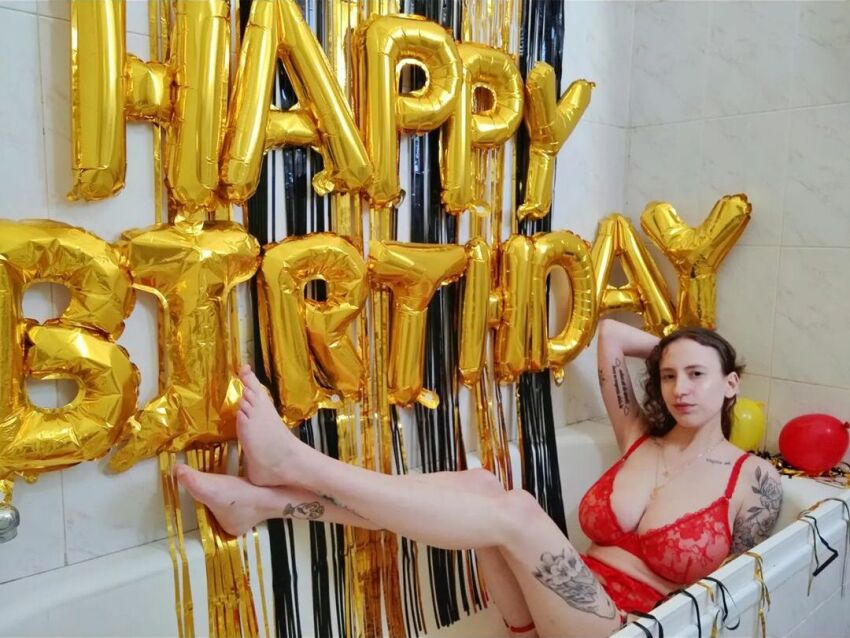 1girl armpits balloon bathroom bathtub big_breasts big_lips big_tits birthday bra breasts brown_eyes brown_hair cleavage curly_hair english_text feet feet_up female female_only feminine flower_tattoo garter garter_belt garter_straps huge_breasts huge_tits instagram israeli jewish jewish_female large_breasts large_tits legs lingerie long_hair looking_at_viewer midriff narrow_waist necklace necklaces pale-skinned_female pale_skin panties posing red_bra red_garter red_garter_belt red_garter_straps red_lingerie red_panties red_thong seductive seductive_eyes seductive_look sensual sexy tattoo tattoos thick_lips thin thong wavy_hair writing yasmin_avrahami