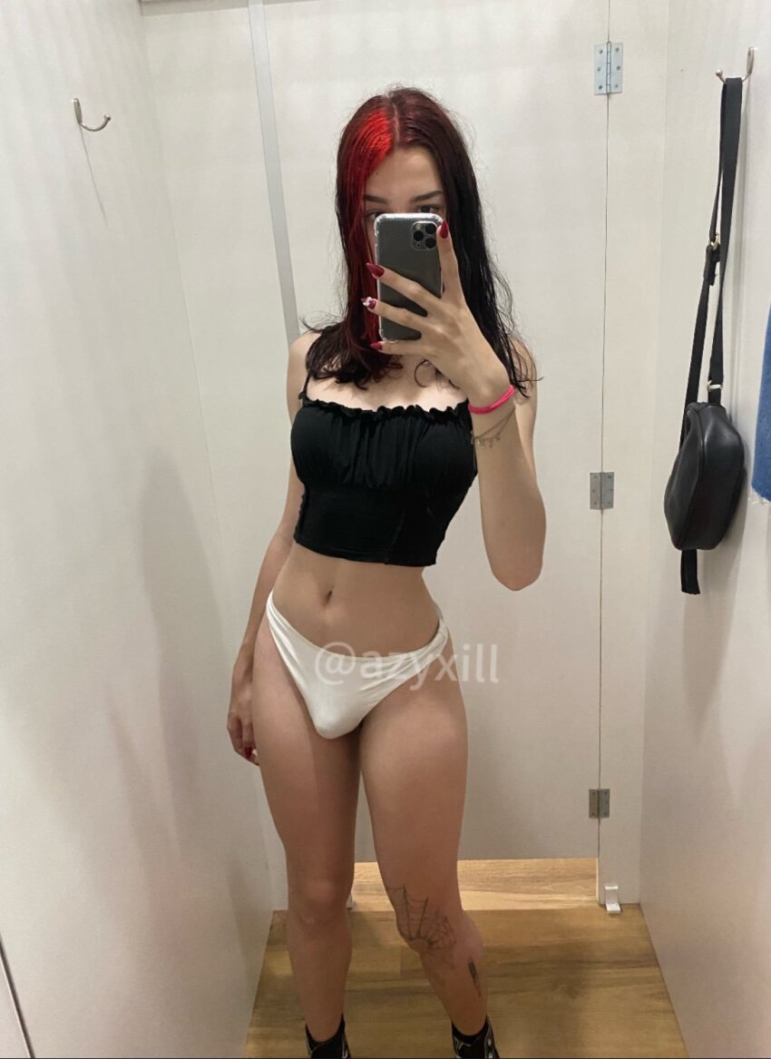 1boy alicesantosx azyxill femboy gay girly male_only mirror mirror_selfie p...