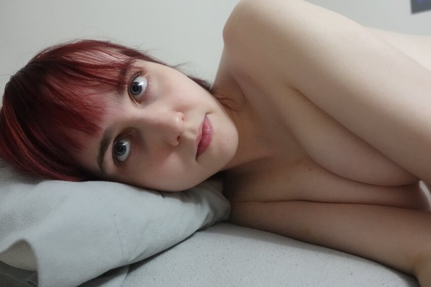 babyface bangs blue_eyes cute cute_face egirl female female_only magicalmysticva onlyfans onlyfans_model petite red_hair redhead small solo solo_female streamer tasteful tease voice_actor