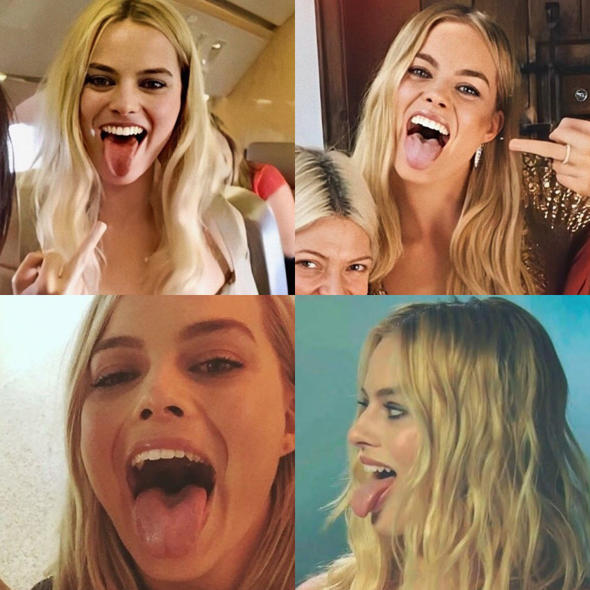 1girl blonde_hair celebrity margot_robbie petite presenting_mouth presenting_throat seductive_eyes seductive_mouth tagme throat tongue_out white_female