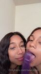 2girls animated black_hair dildo licking_dildo long_hair looking_at_viewer sexcsisters sister smile tongue tongue_out vertical_video webm rating:Explicit score:18 user:OverkillMax