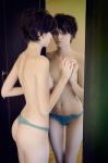 ass hair_on_head mirror panties thin topless underwear rating:Explicit score:4 user:RB