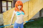 1girl 2016 asian bololi cosplay female female_only lipstick long_fingernails makeup nami nami_(cosplay) one_piece solo xia_mei_jiang xiuren rating:Explicit score:2 user:bot